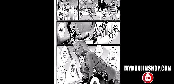  MyDoujinShop - Anime Girl Shows of Her Big Tits Falling Out of a Bikini ~ Almost Transparent UO Denim Fate Grand Order Hentai Comic
